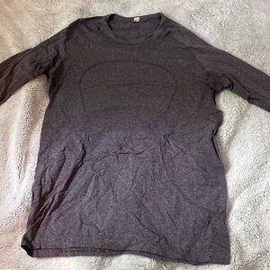 Grey lululemon long sleeve